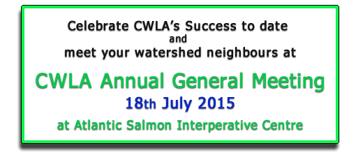 2015 AGM: July18th at Atlantic Salmon Centre